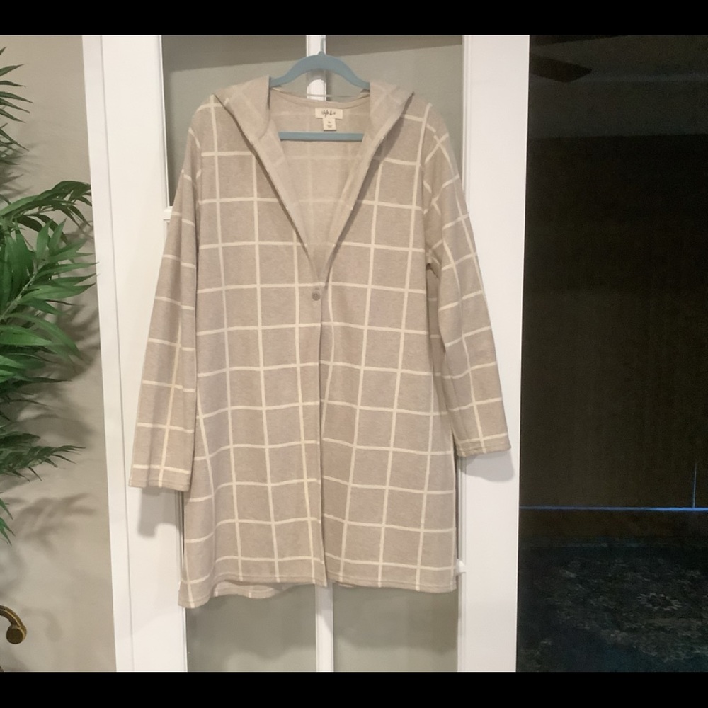 Hooded sweater jacket XL